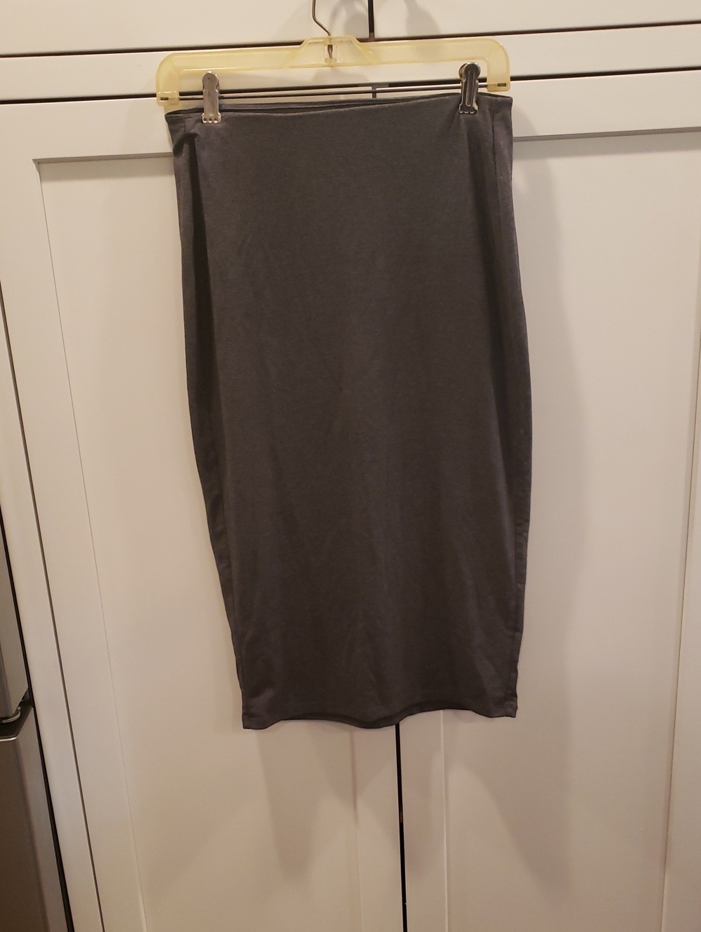 Old Navy Gray Pencil Skirt - Slim Stretch Fit